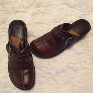 b.o.c. Dark Brown Clogs